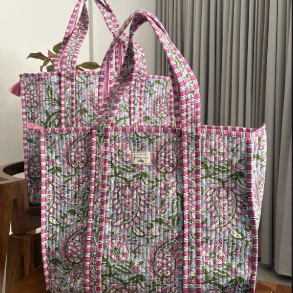 Jaipur Blockprint Rani Tote Bag