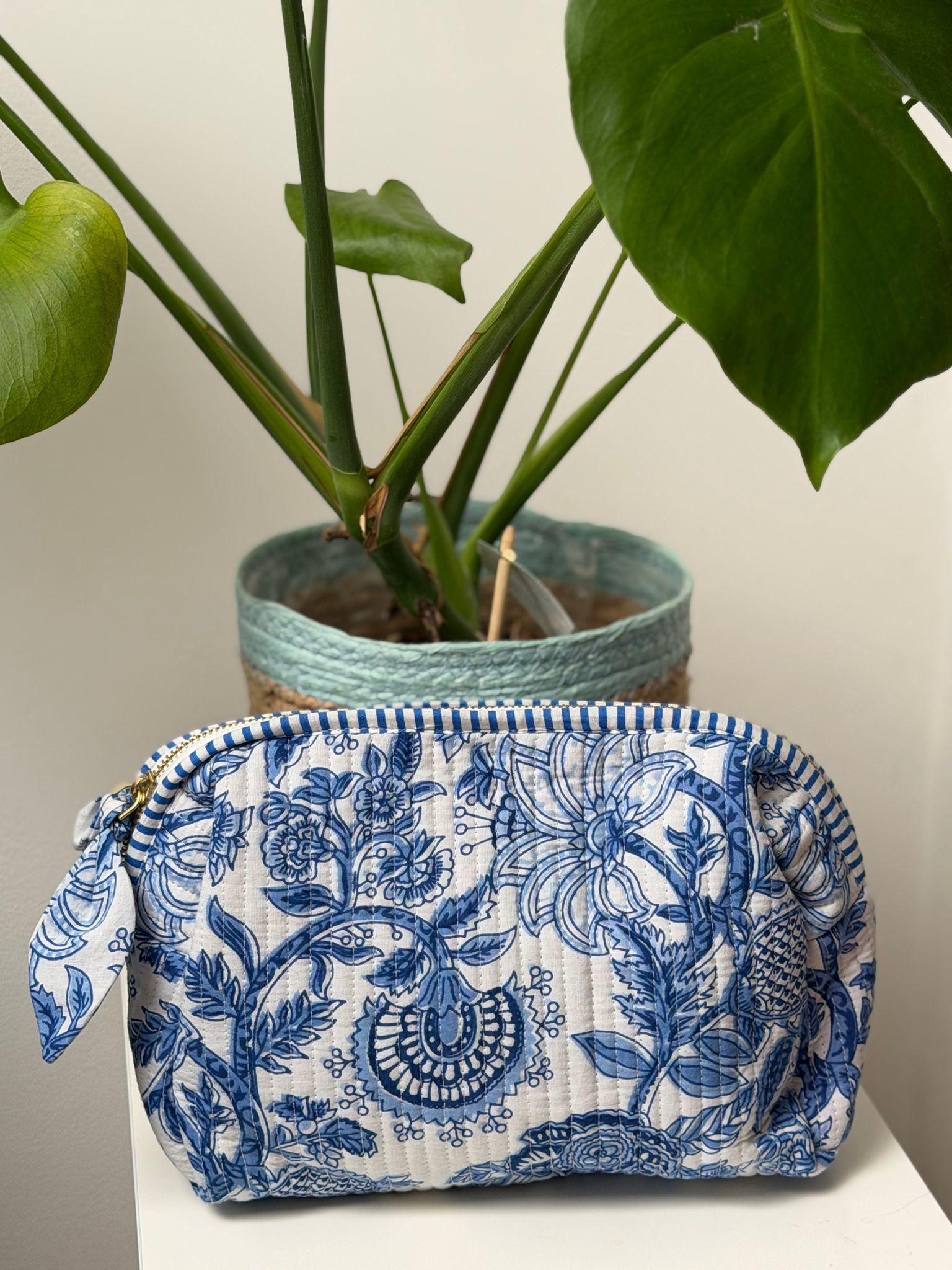 Classic Blue Vanity Pouch