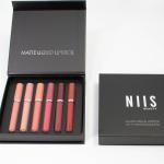 NIIS Beauty 6 Colour Matte Liquid Lipstick Set 03