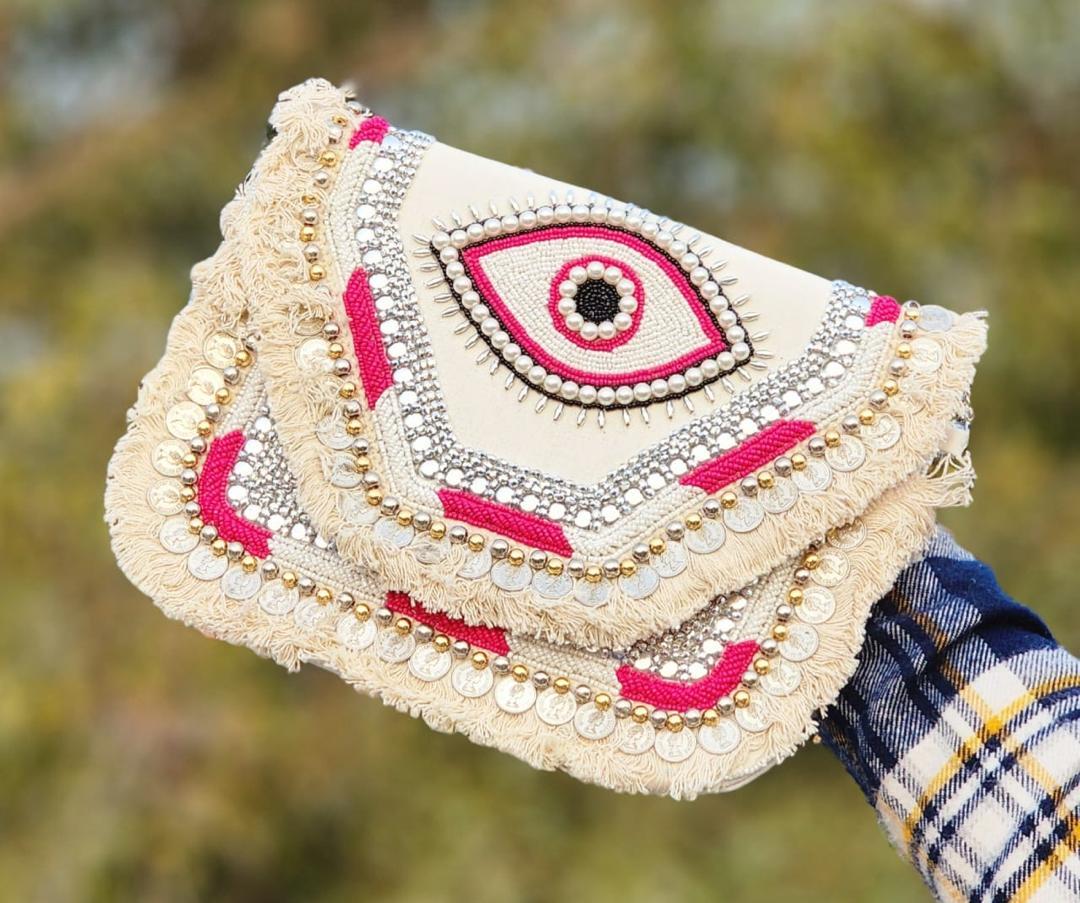 Festive Embroidered Clutch